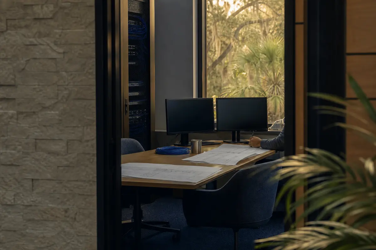 Editorial platform planning scene for Custom Software in Riverside, California