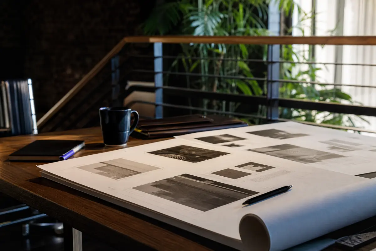 Editorial marketing planning scene for Legal News in Rowland Heights, California