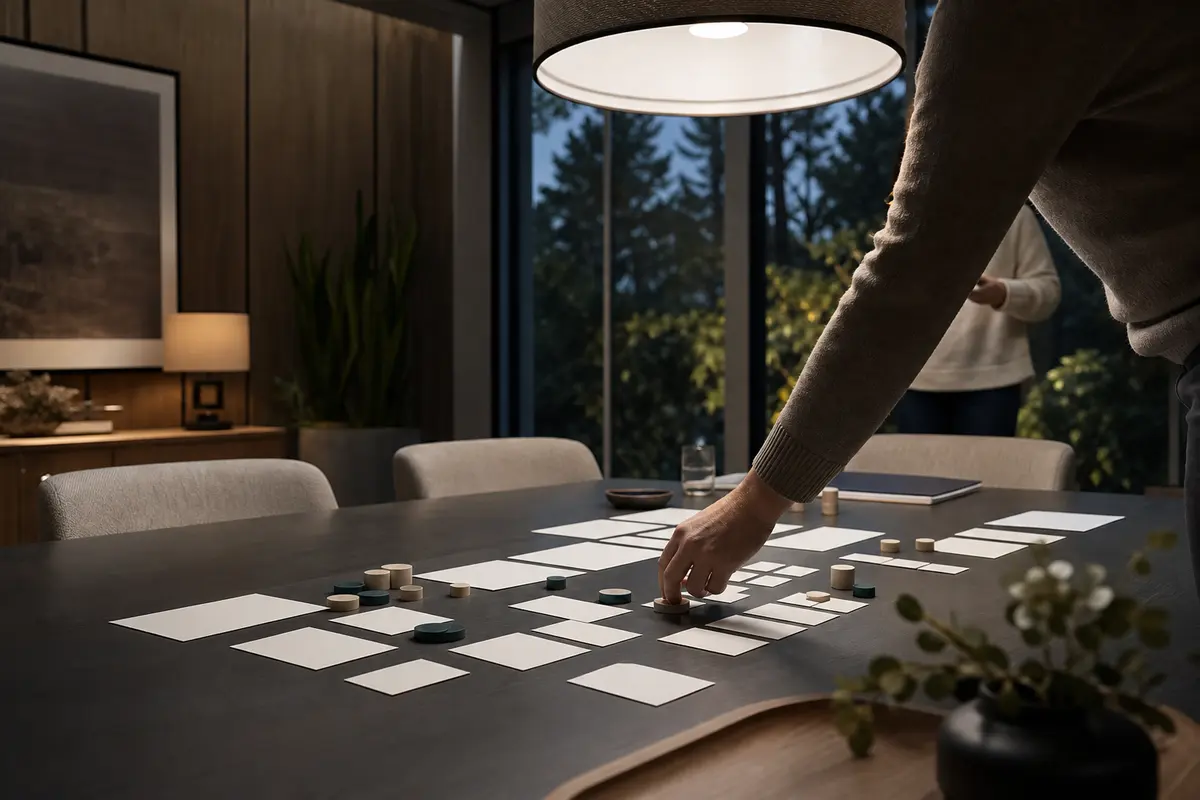 Editorial platform planning scene for Custom Software in San Anselmo, California