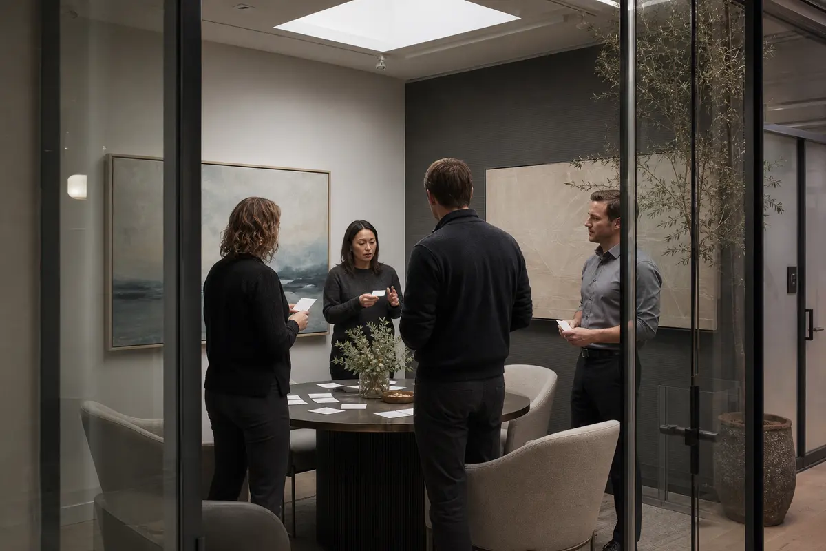 Editorial intake planning scene for Intake Coach in San Diego, California