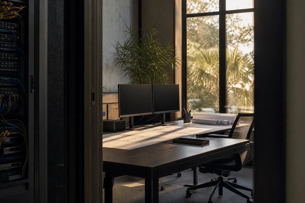 Editorial platform planning scene for Custom Software in San Fernando, California