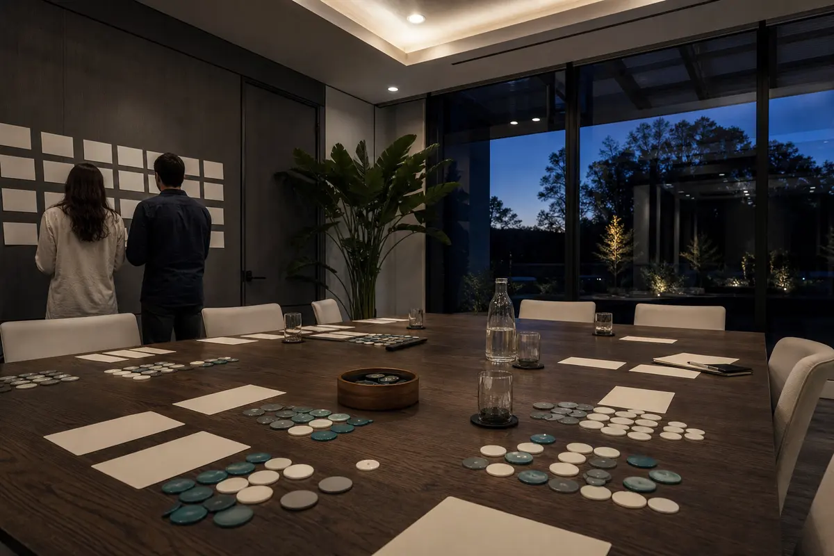 Editorial platform planning scene for Custom Software in Sanger, California