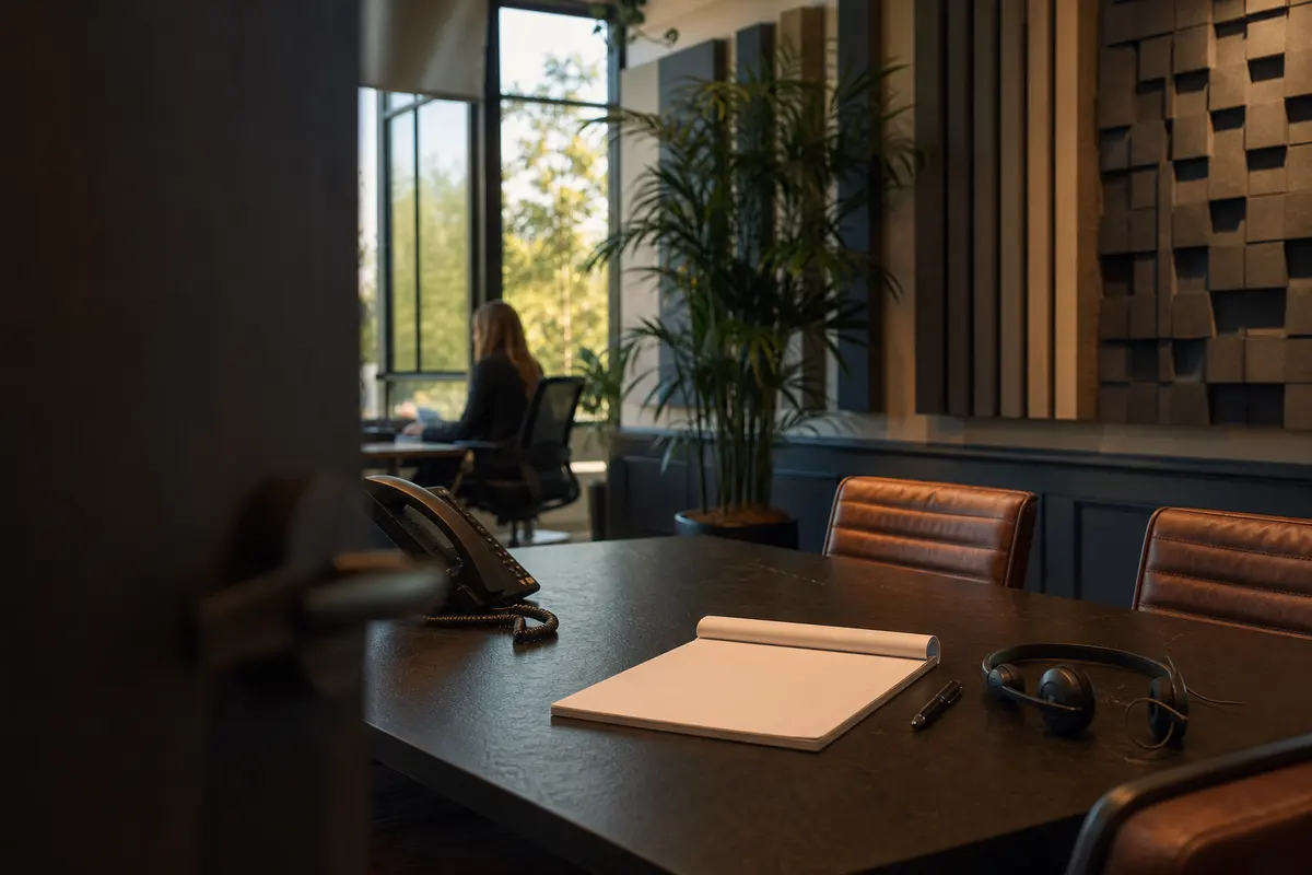Editorial intake planning scene for Video Intake in San Leandro, California