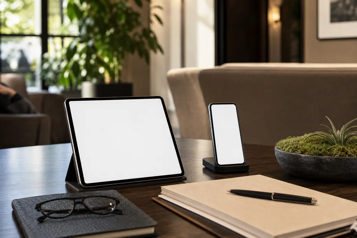 Editorial intake planning scene for Intake Coach in San Marino, California