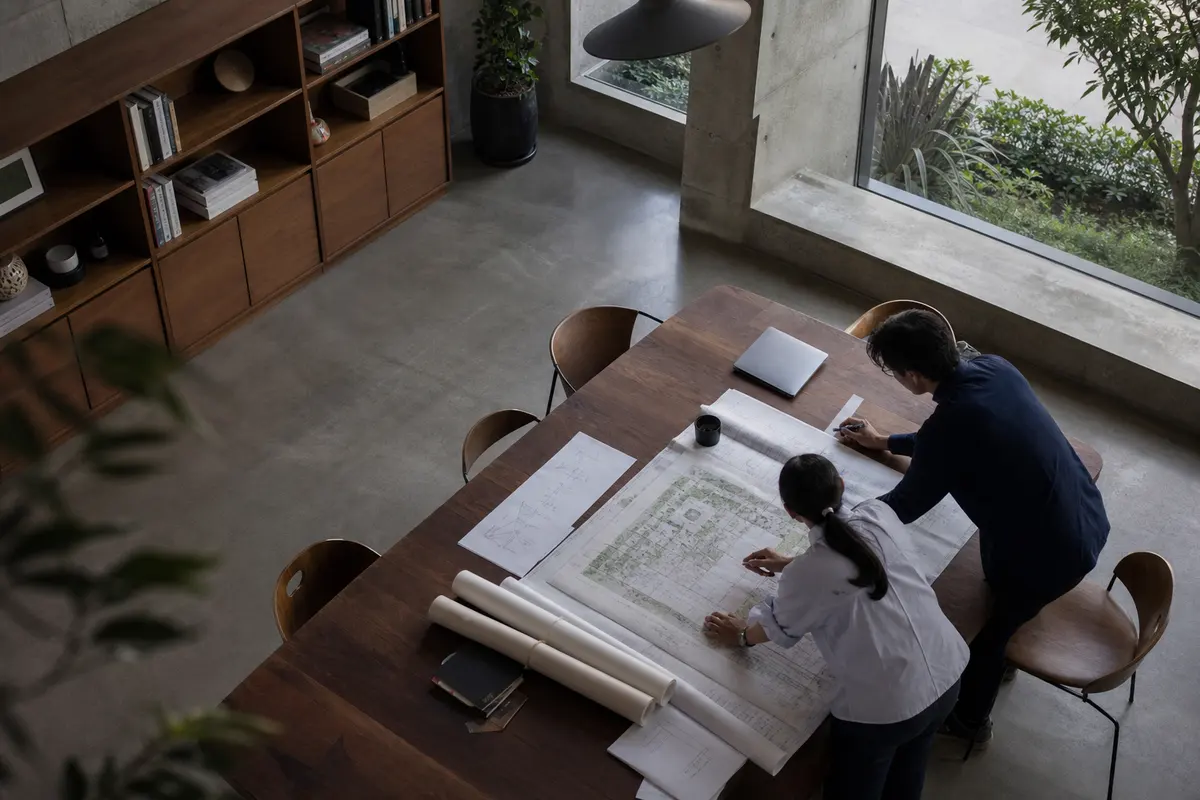 Editorial platform planning scene for ROI Dashboard in Santa Ana, California