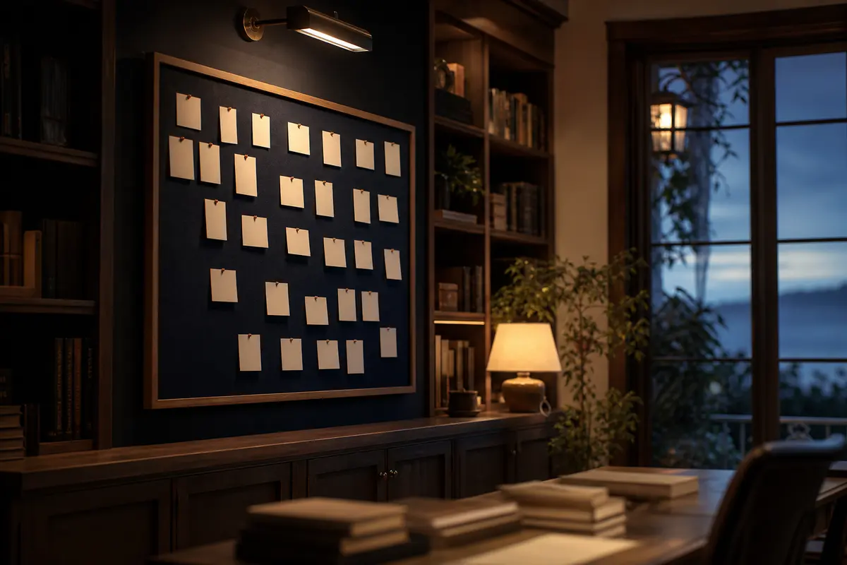Editorial marketing planning scene for Legal News in Santa Paula, California