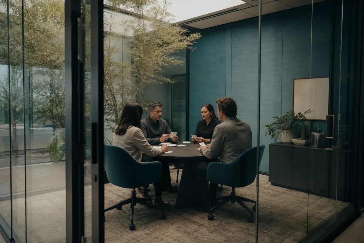Editorial intake planning scene for Automation in Seal Beach, California