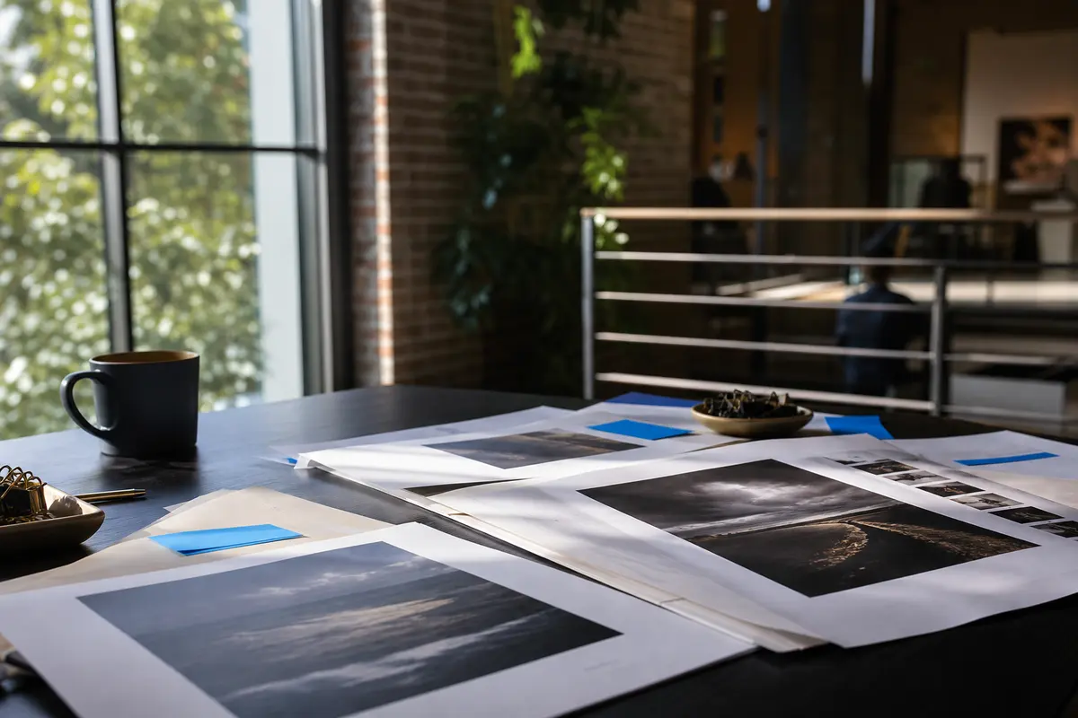 Editorial marketing planning scene for Shafter, California