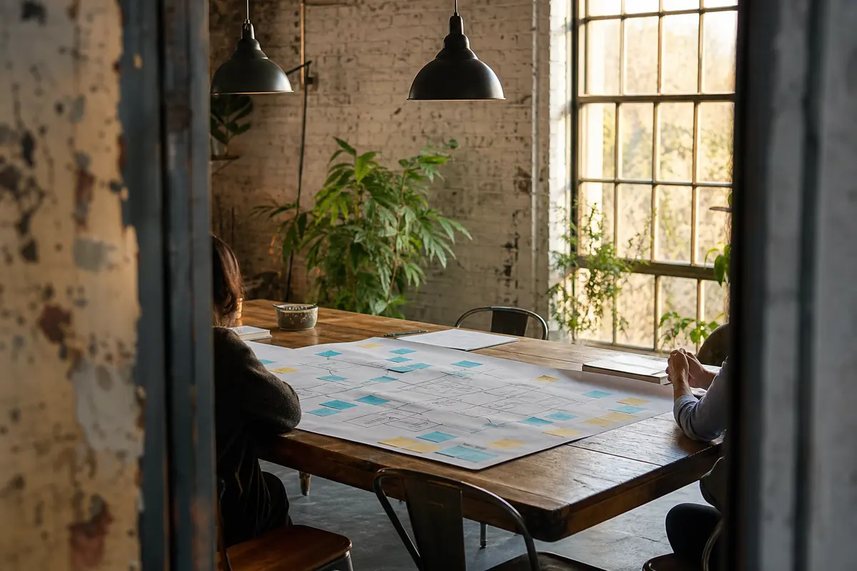 Editorial marketing planning scene for Legal News in Shasta Lake, California