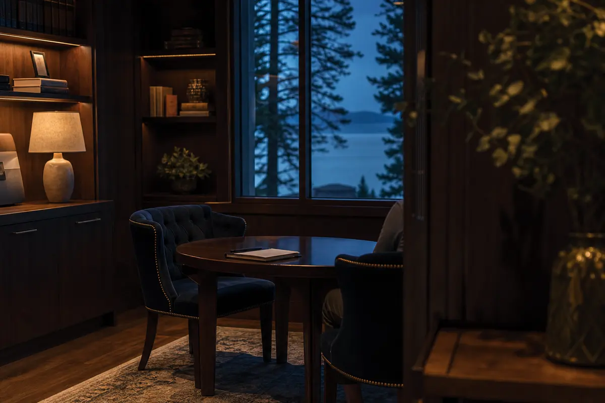 Editorial intake planning scene for Lead Attribution in South Lake Tahoe, California