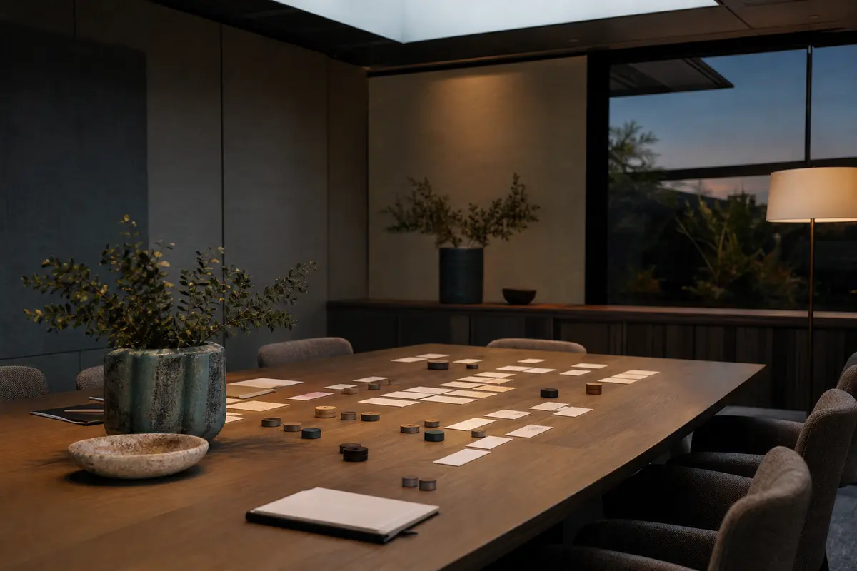 Editorial platform planning scene for ROI Dashboard in South Pasadena, California
