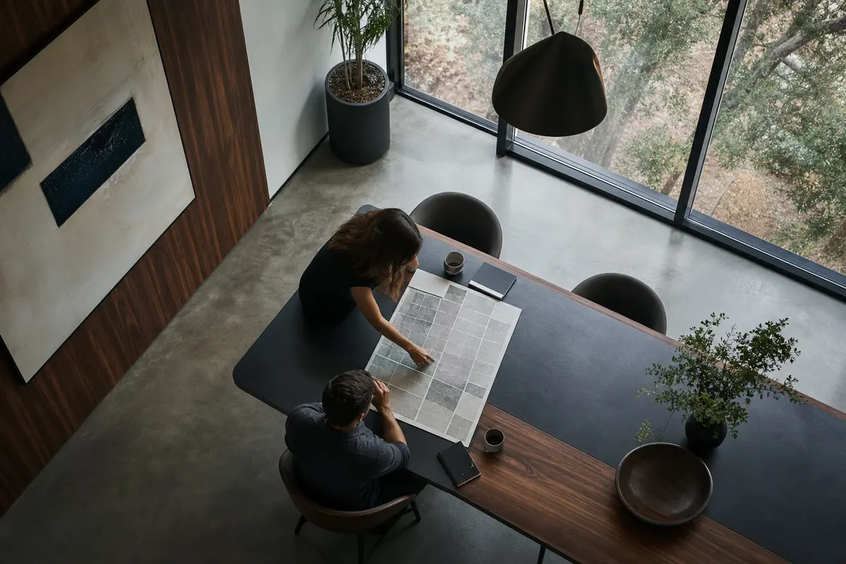 Editorial marketing planning scene for Reputation & Reviews in South San Jose Hills, California