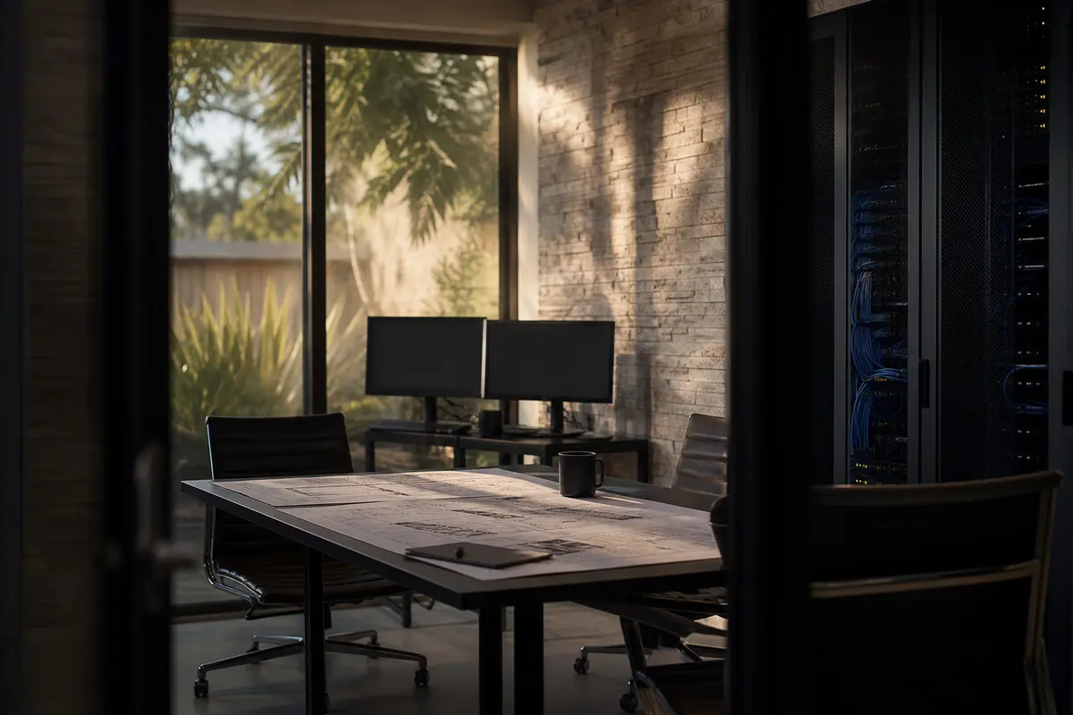 Editorial platform planning scene for Custom Software in Stanton, California