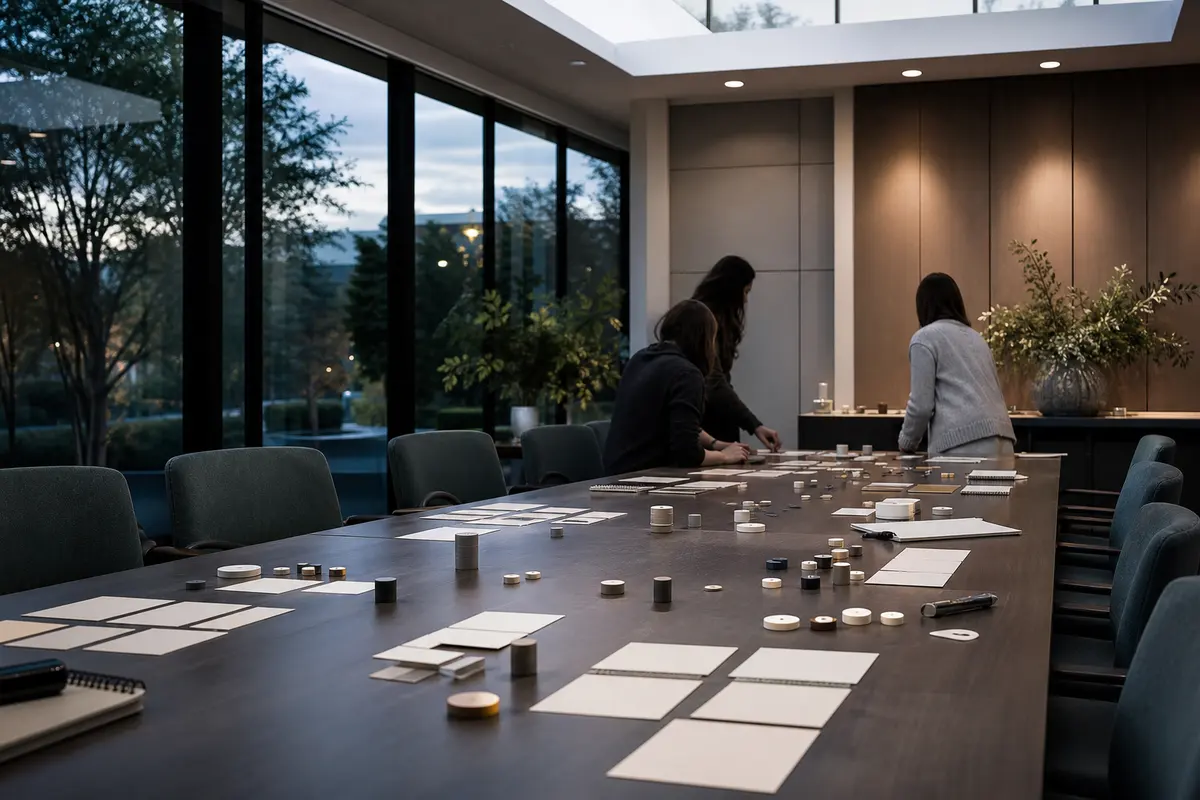 Editorial platform planning scene for ROI Dashboard in Sunnyvale, California
