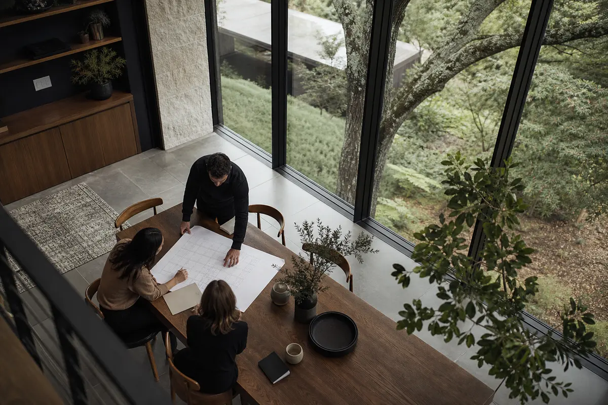 Editorial marketing planning scene for Programmatic SEO in Tamalpais-Homestead Valley, California