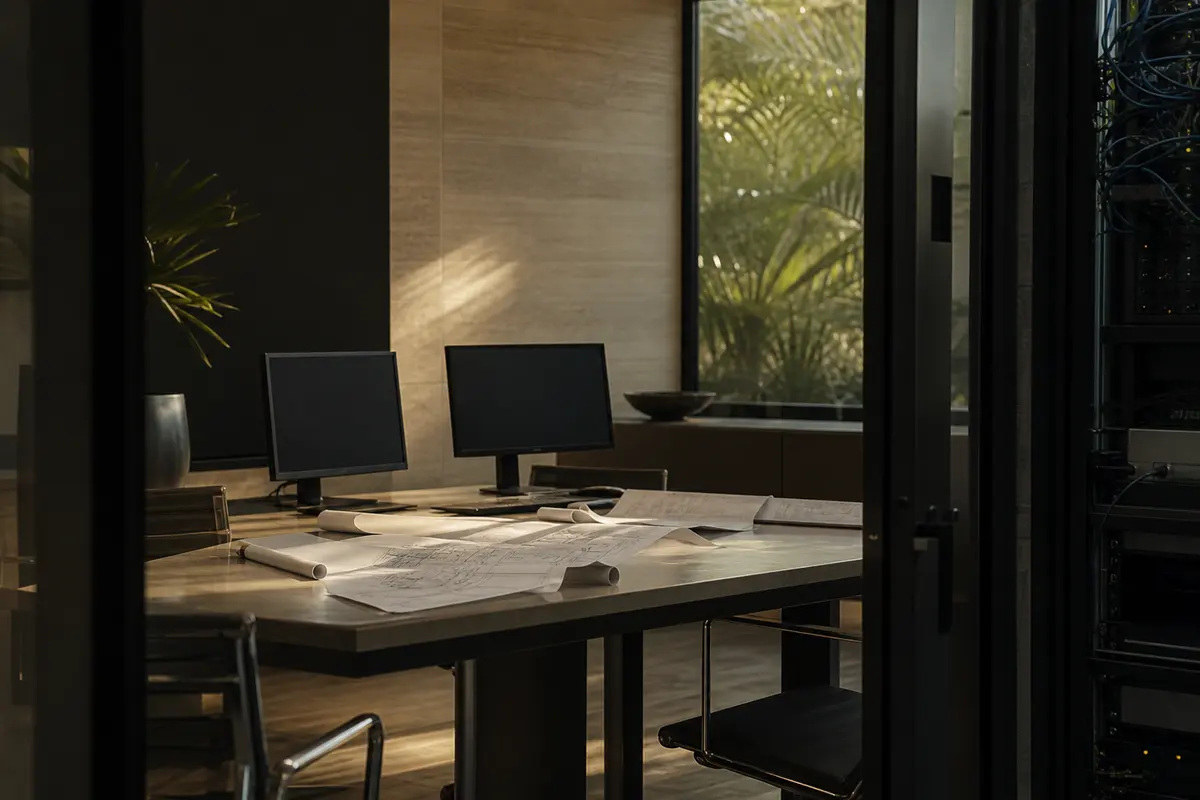 Editorial platform planning scene for Custom Software in Torrance, California