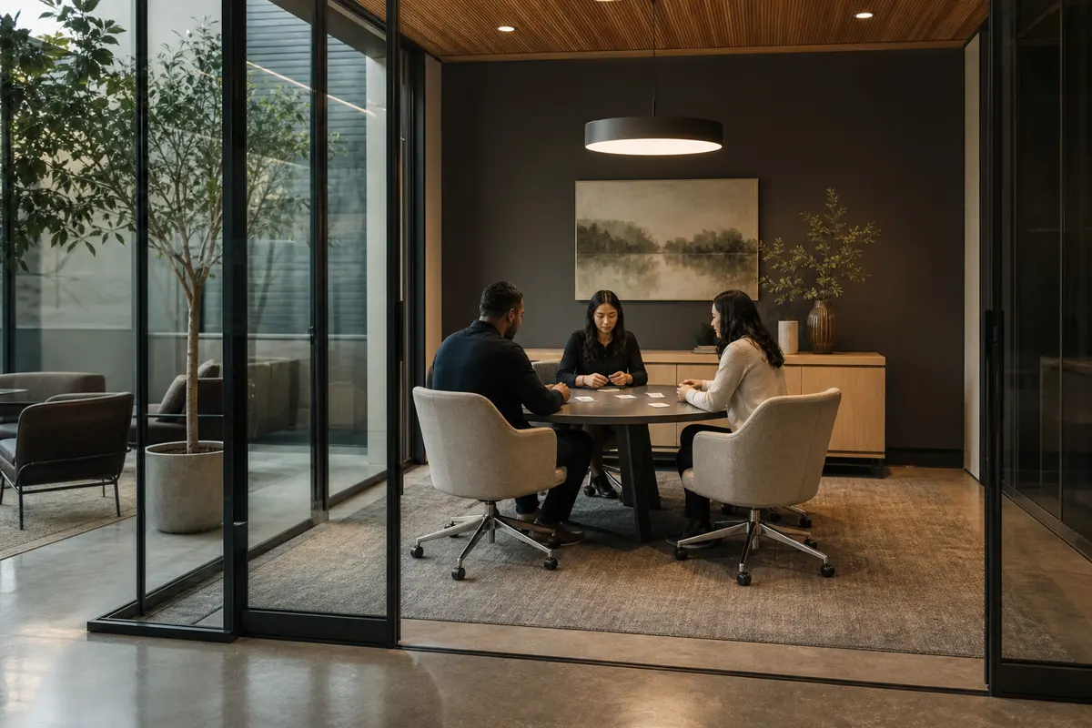 Editorial intake planning scene for Automation in Twin Lakes, California