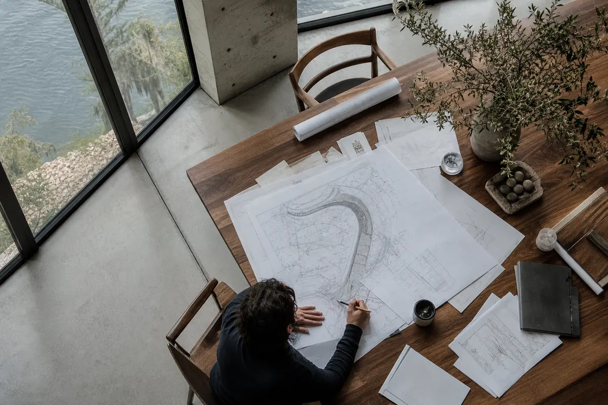 Editorial platform planning scene for ROI Dashboard in Twin Lakes, California