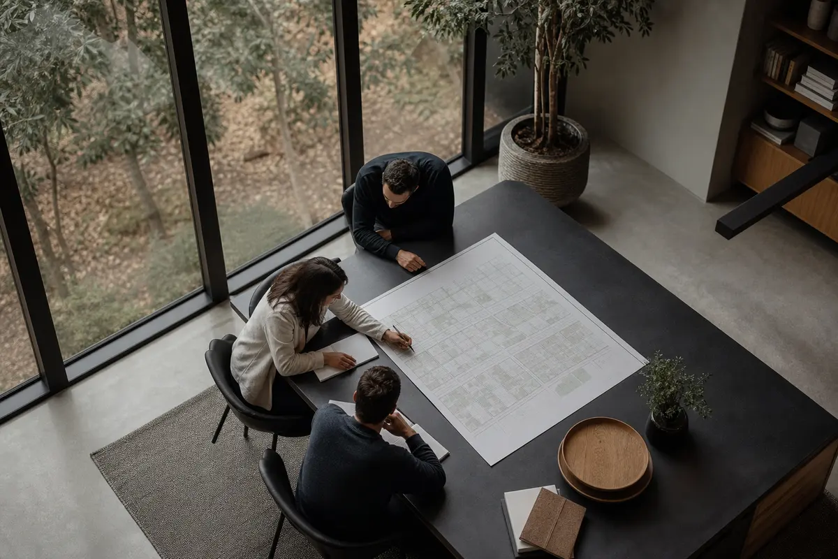 Editorial marketing planning scene for Legal News in Valinda, California
