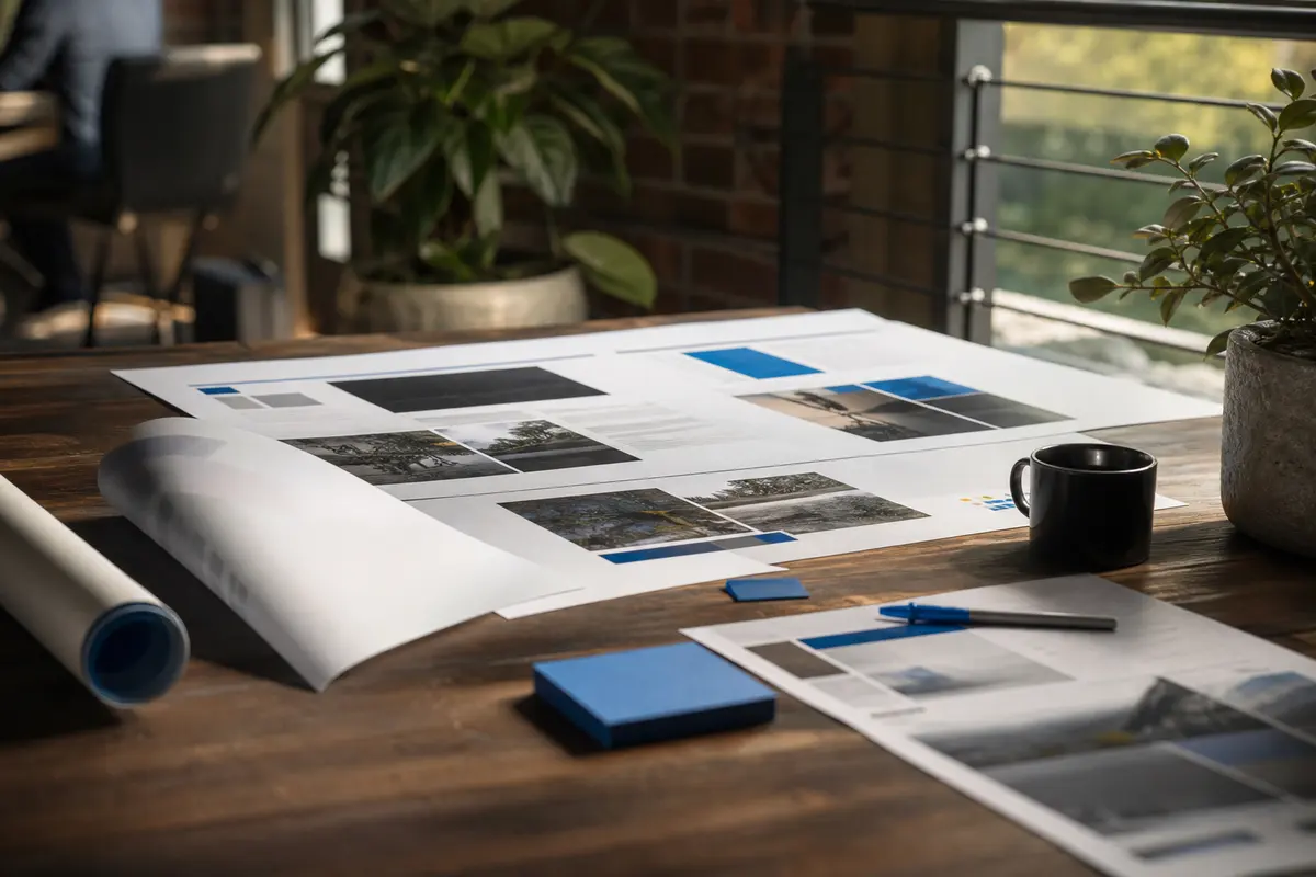 Editorial marketing planning scene for Vallejo, California