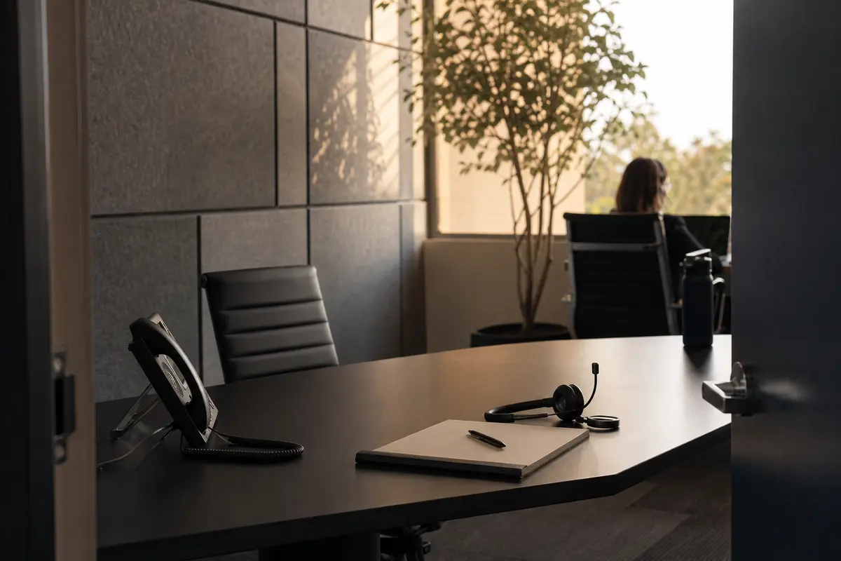 Editorial intake planning scene for AI Answering in Villa Park, California