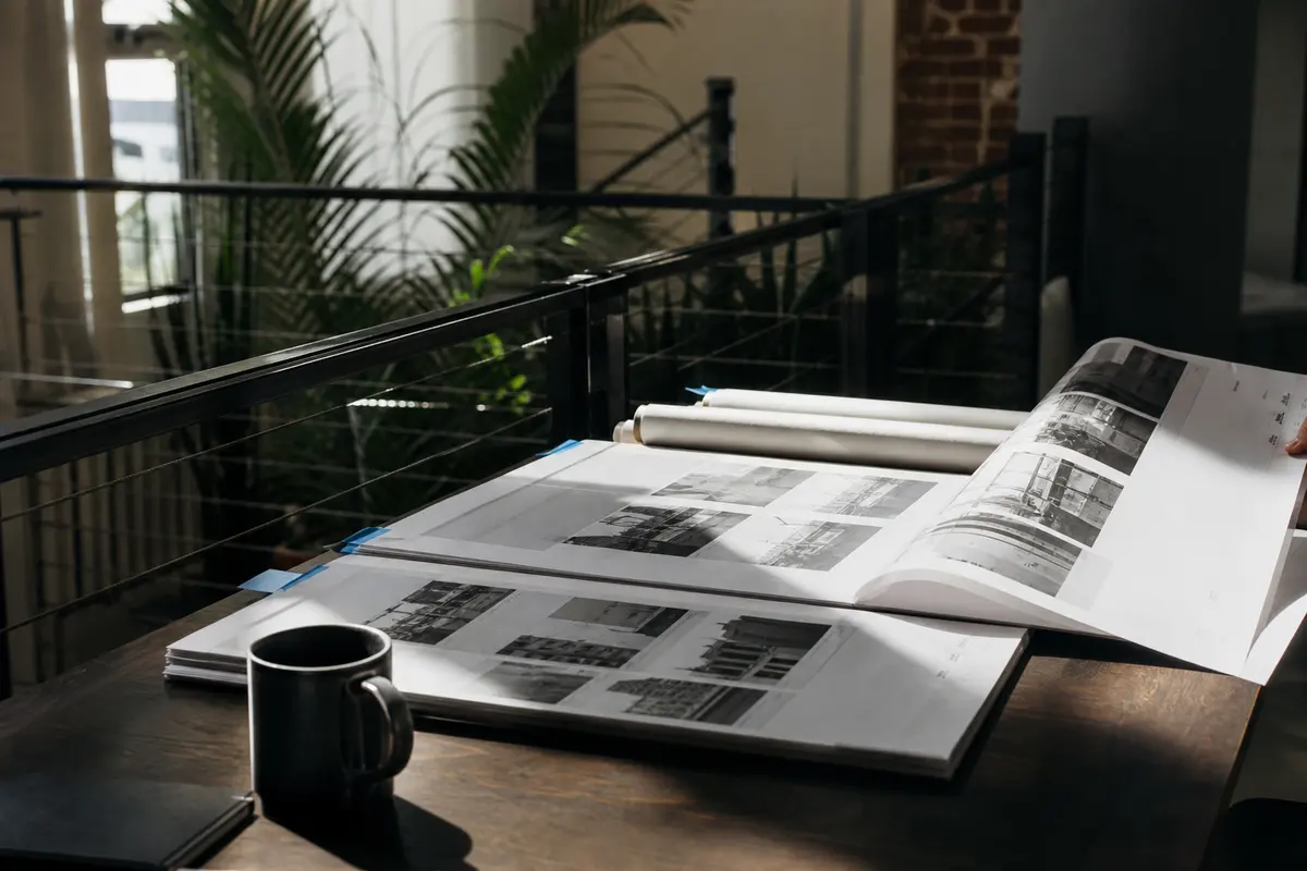 Editorial marketing planning scene for Villa Park, California