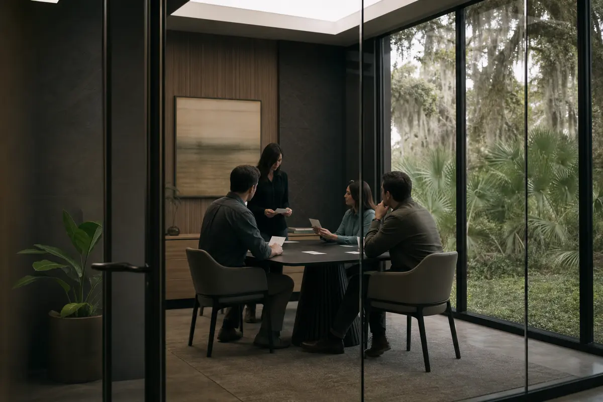 Editorial intake planning scene for AI Answering in Vincent, California