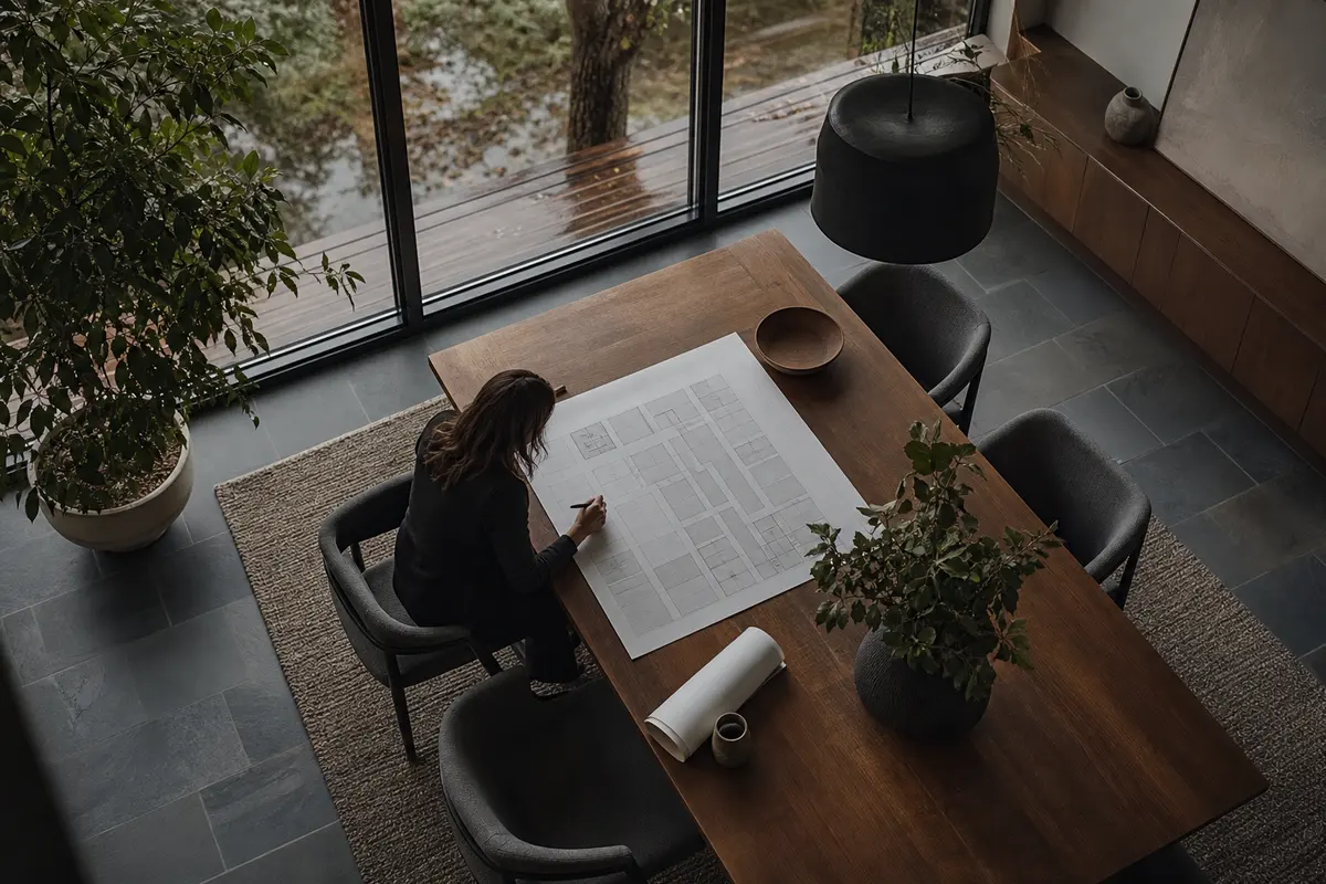 Editorial marketing planning scene for Programmatic SEO in Visalia, California