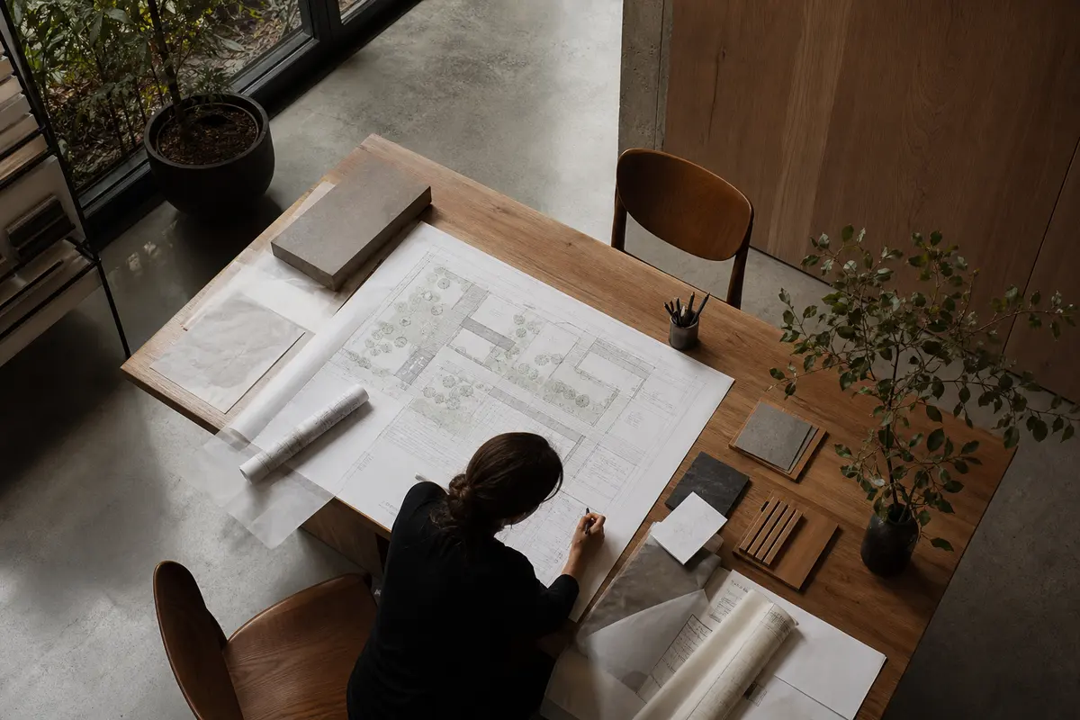Editorial platform planning scene for Custom Software in Walnut Creek, California