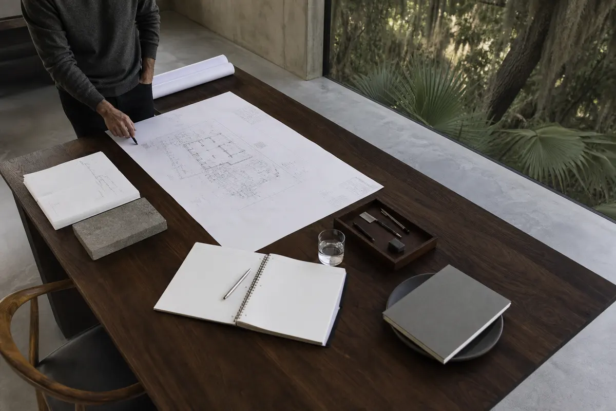 Editorial platform planning scene for Custom Software in West Athens, California
