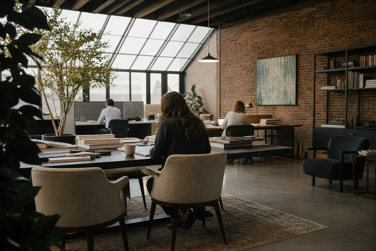 Editorial marketing planning scene for West Carson, California