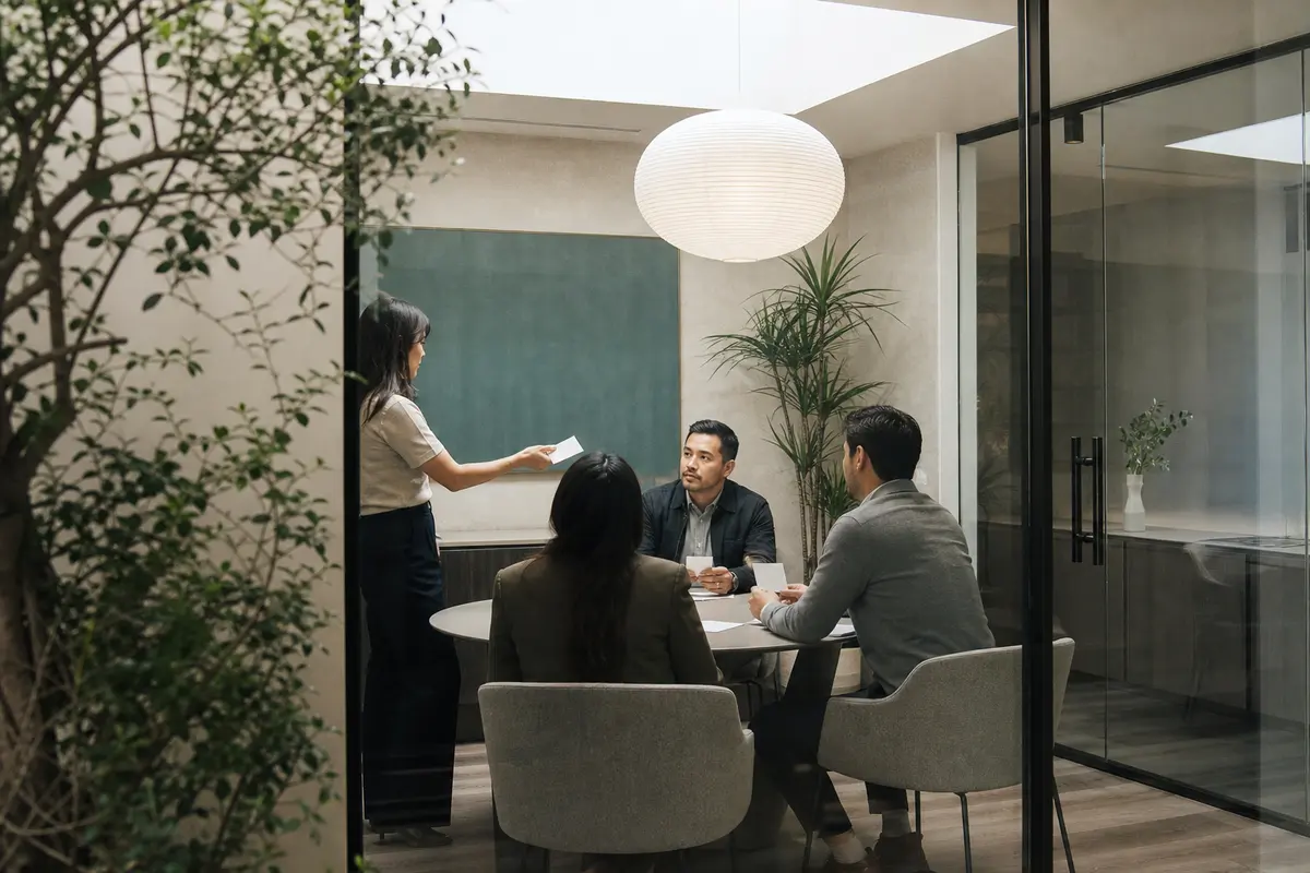 Editorial intake planning scene for AI Answering in West Puente Valley, California