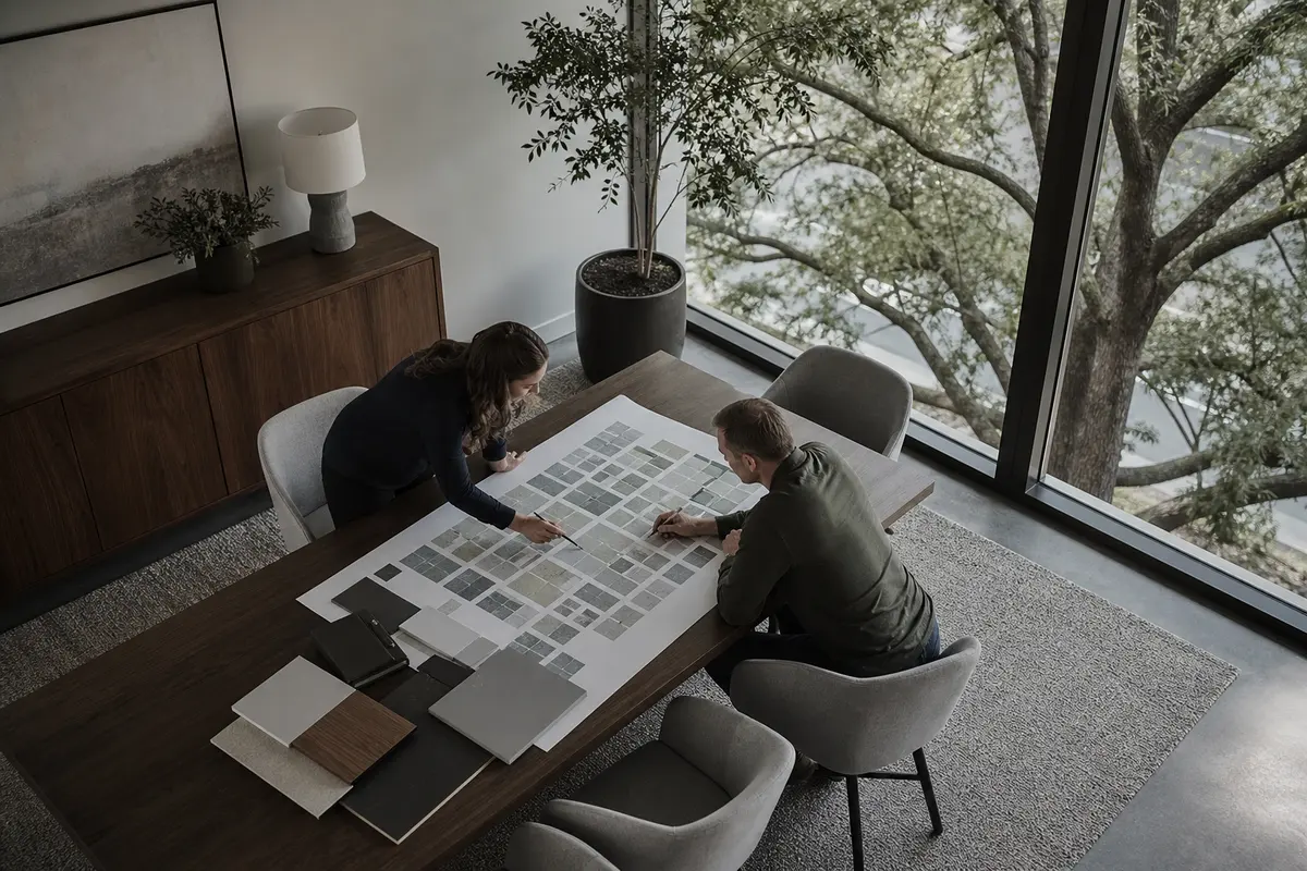 Editorial marketing planning scene for Reputation & Reviews in West Sacramento, California