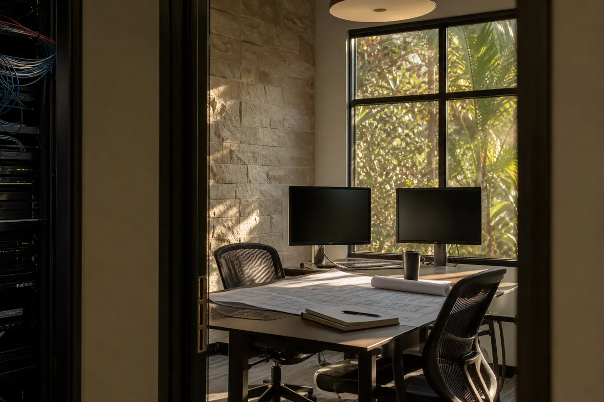 Editorial platform planning scene for Dedicated Hosting in Wildomar, California