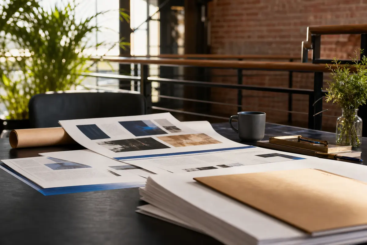 Editorial marketing planning scene for Legal News in Williams, California