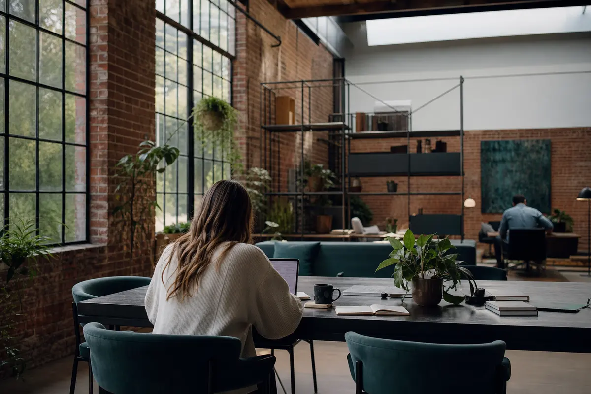 Editorial marketing planning scene for Winton, California