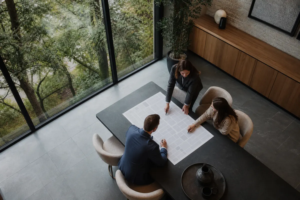 Editorial marketing planning scene for Legal News in Yorba Linda, California