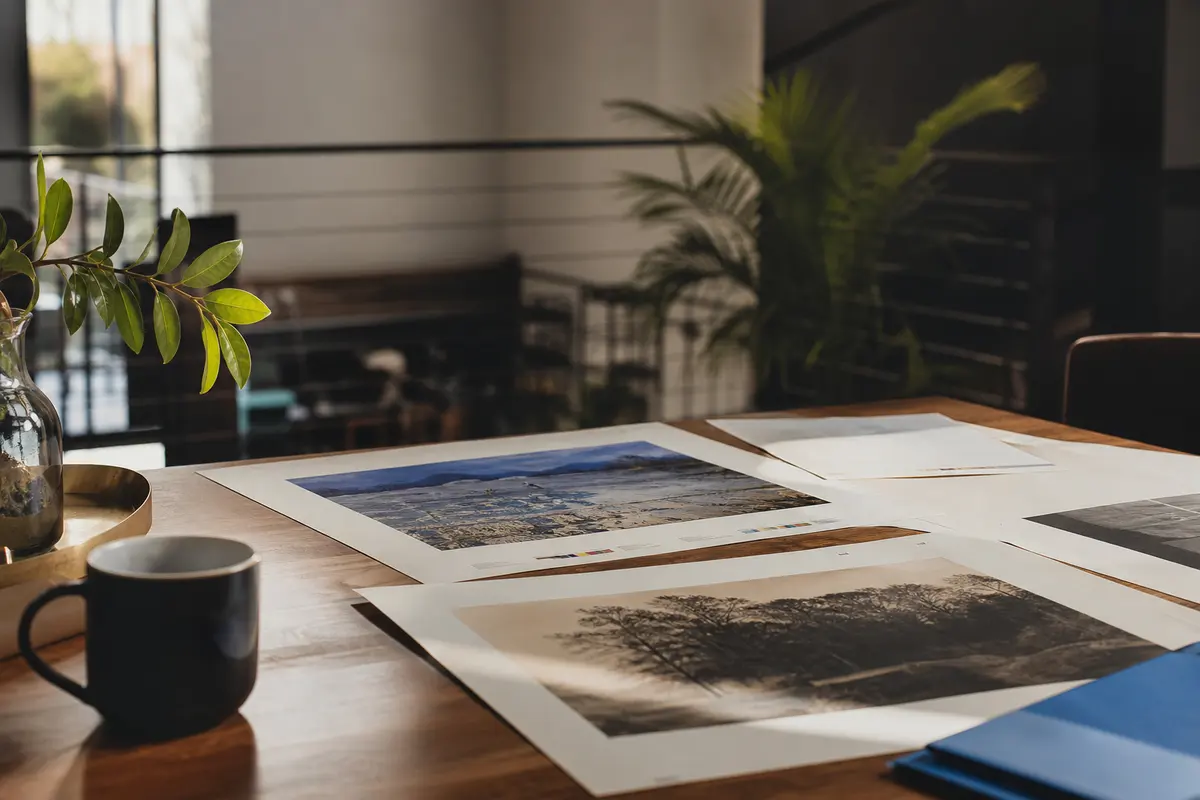 Editorial marketing planning scene for Yreka, California