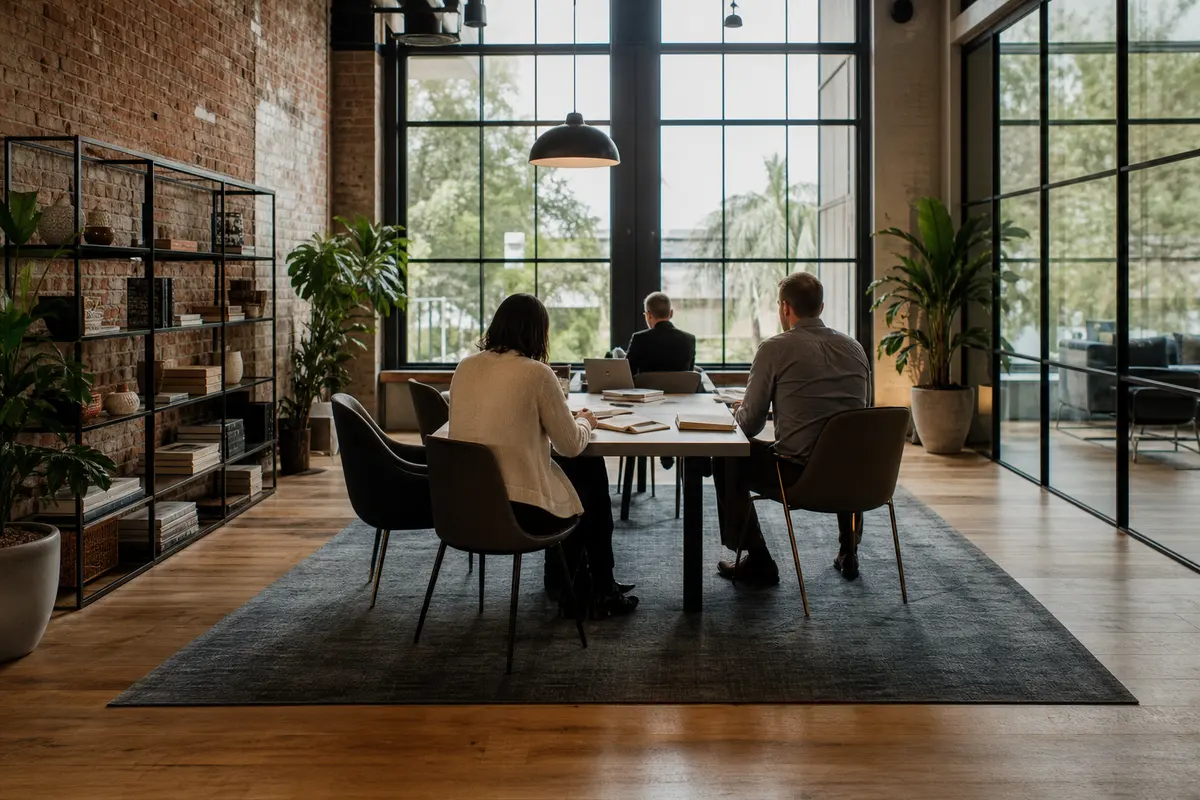 Editorial marketing planning scene for Yucaipa, California