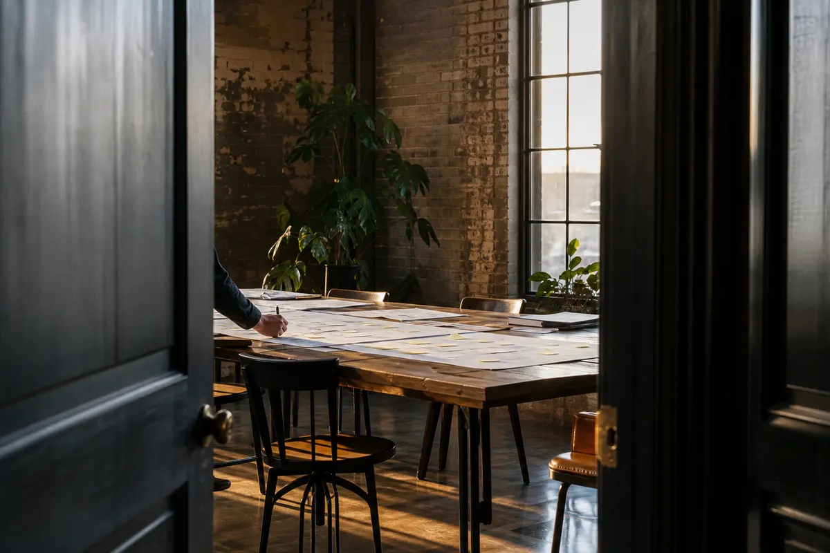 Editorial marketing planning scene for Brush, Colorado