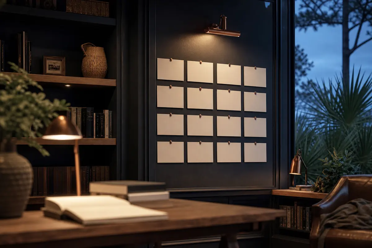 Editorial marketing planning scene for Castle Rock, Colorado