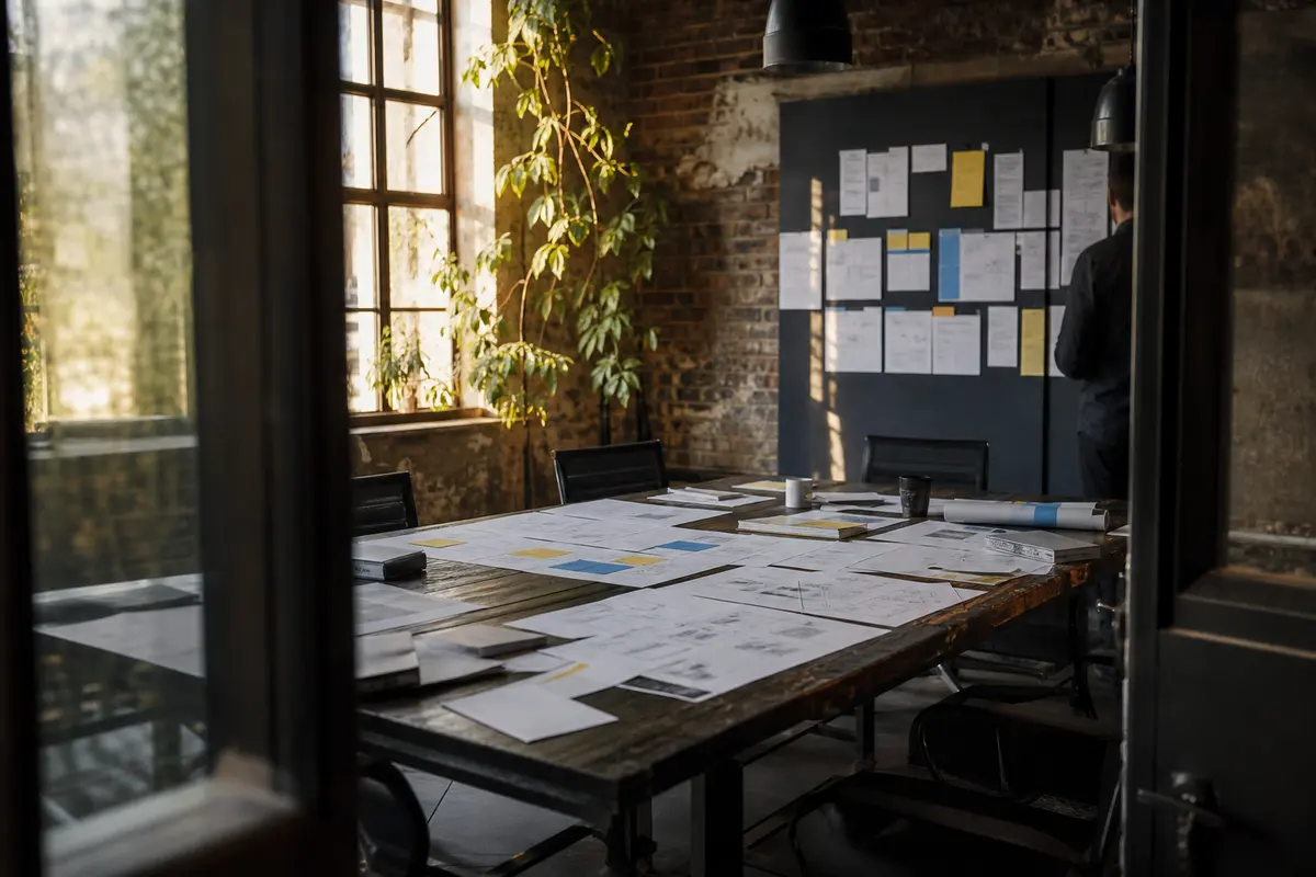 Editorial marketing planning scene for Centennial, Colorado