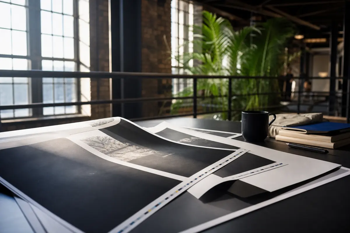 Editorial marketing planning scene for Fairmount, Colorado