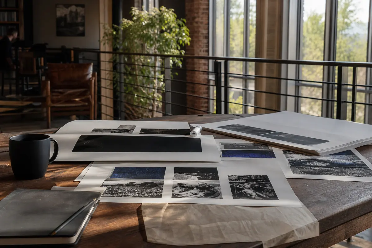 Editorial marketing planning scene for Fruita, Colorado
