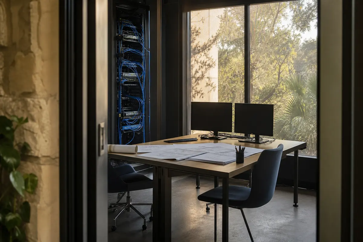 Editorial platform planning scene for Dedicated Hosting in Golden, Colorado