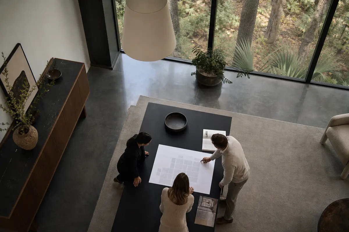 Editorial marketing planning scene for Gunbarrel, Colorado