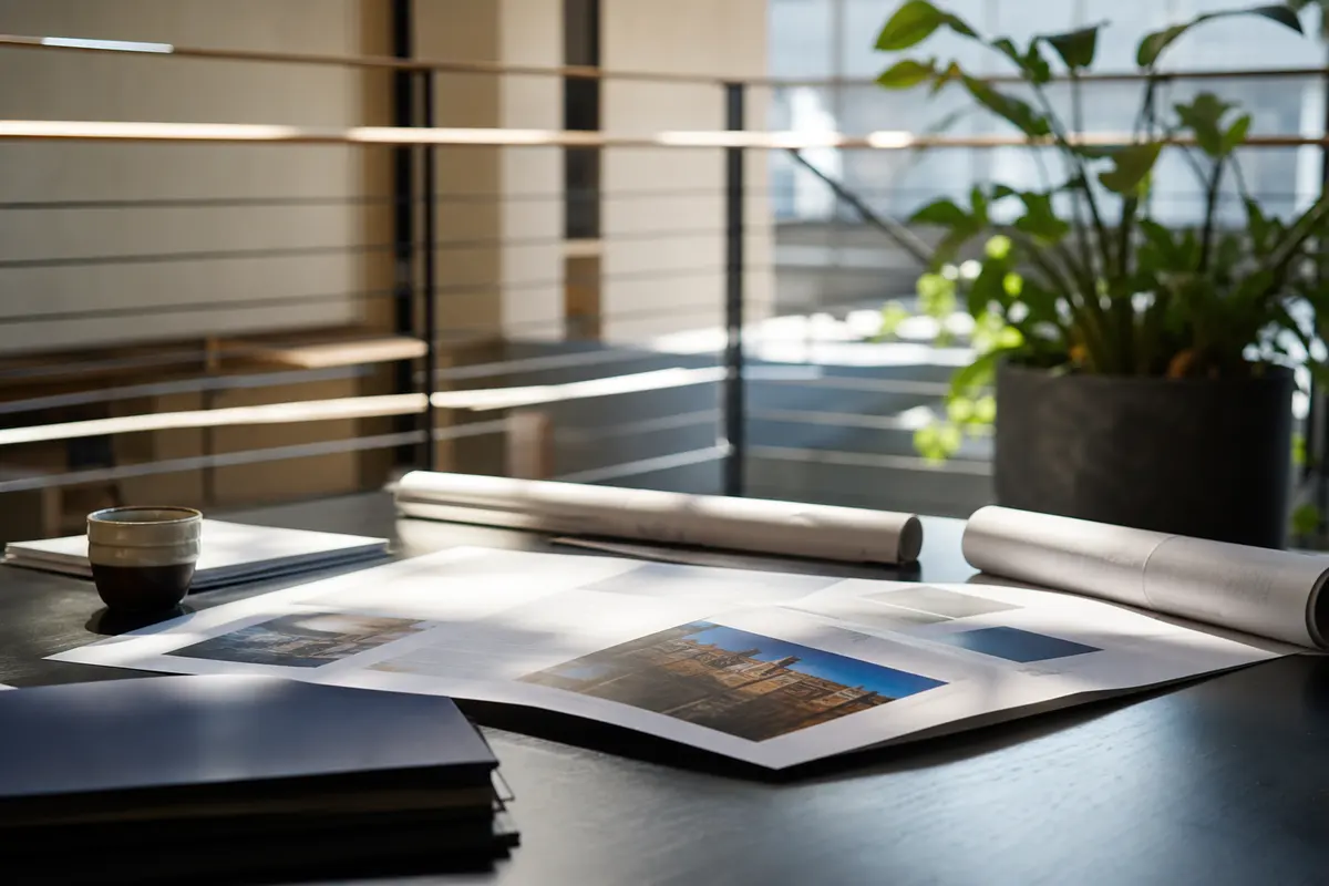 Editorial marketing planning scene for Meridian, Colorado