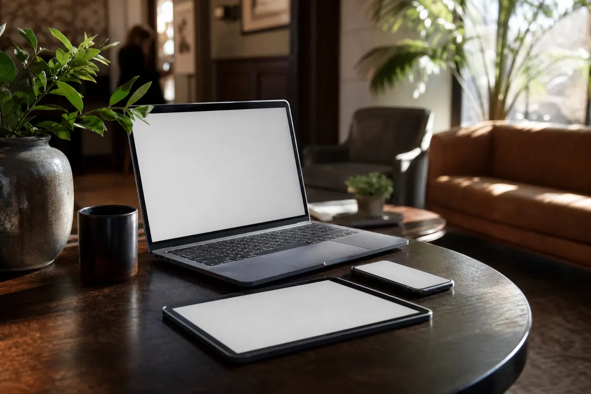 Editorial intake planning scene for AI Answering in Redlands, Colorado