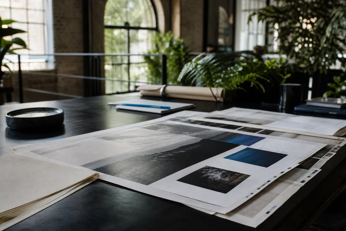 Editorial marketing planning scene for Woodland Park, Colorado