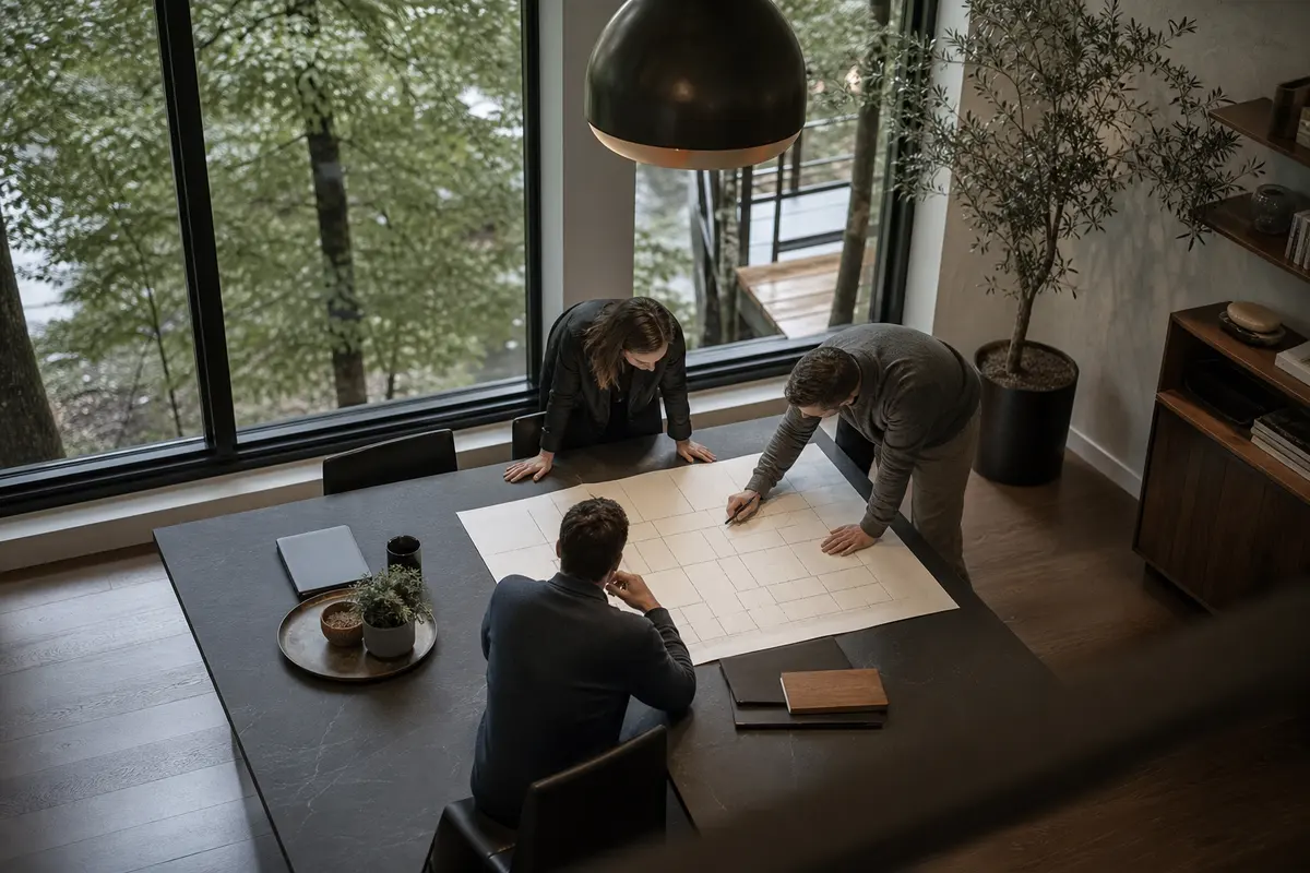 Editorial marketing planning scene for Programmatic SEO in East Granby, Connecticut